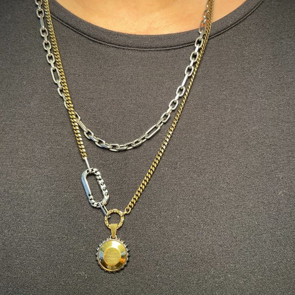 Alexander McQueen Gold and Silver Necklace - Picture 2 of 3